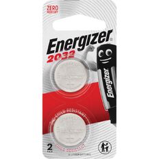 Energizer Lithium Coin Batteries 2032 3 Volt 2 Pack