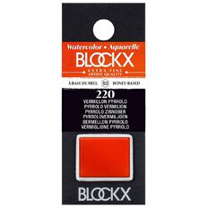 BLOCKX Watercolour Half Pan S3 220 Pyrrolo Vermilion