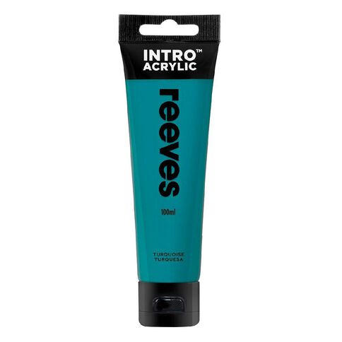 Reeves Intro Acrylic Paint Turquoise 100ml