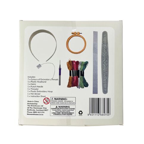 Uniti Craft Adults Needle Punch Headband Flower
