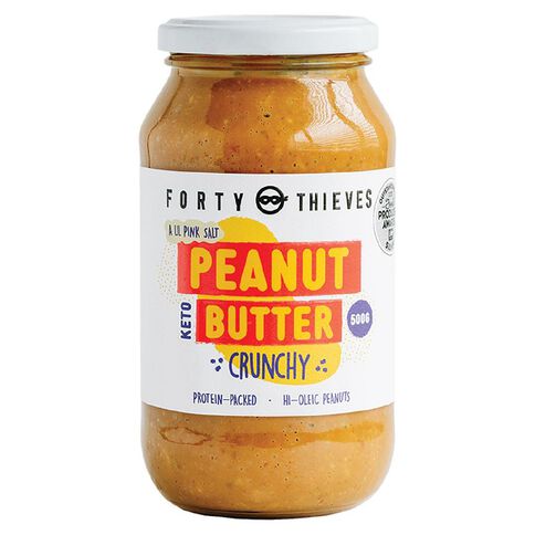 Forty Thieves Peanut Butter Crunchy 500g