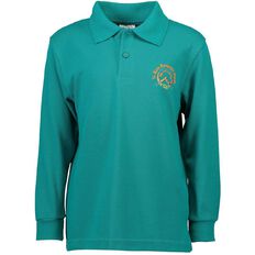 Schooltex TKKM Nga Uri A Maui Long Sleeve Polo with Embroidery