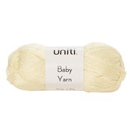 Uniti 4-ply Baby Acrylic Yarn Yellow Mid 50g