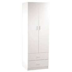 Living & Co Wardrobe Cabinet 2 Door & Drawers