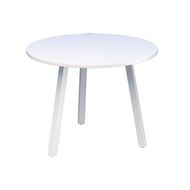 Modella II Round Meeting Table White & Snow 800 Diameter