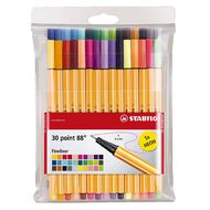 Stabilo Point 88 Zebrui 30 Pack Assorted