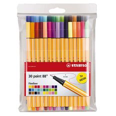 Stabilo Point 88 Zebrui 30 Pack Assorted