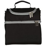 Living & Co Dual Compartment Adults Lunch Bag Black One Size