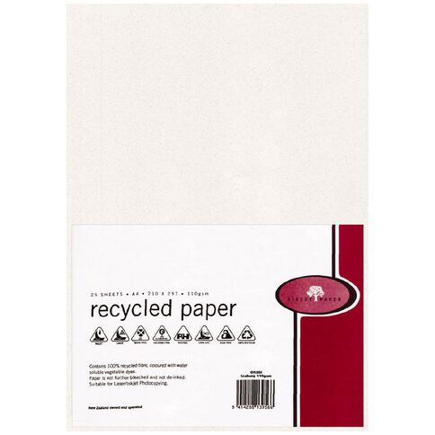 Direct Paper Recycled Paper 100gsm Iceberg A4 25 Pack