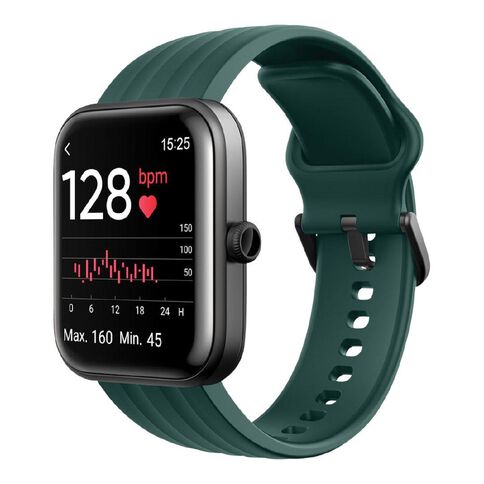 Ryze Evo Smart Watch With Alexa Black + Green