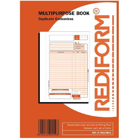 Rediform Multipurpose Book Triplicate 50 Sets A5