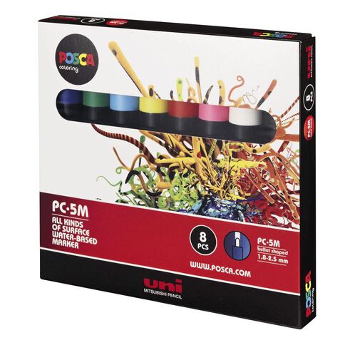 POSCA Assorted Colours 8 Pack Assorted | Warehouse Stationery, NZ POSCA Assorted Colours 8 Pack Assorted | Warehouse Stationery, NZ