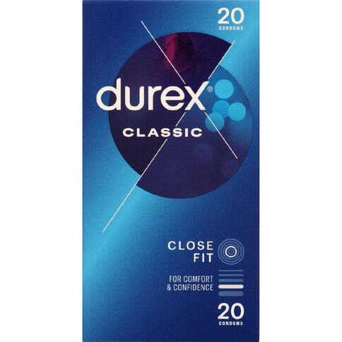 Durex Classic Condoms 20 Pack