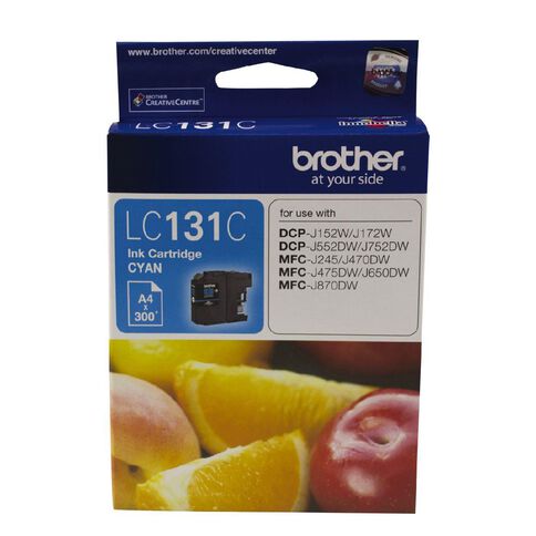Brother Ink LC131 Cyan (300 Pages)
