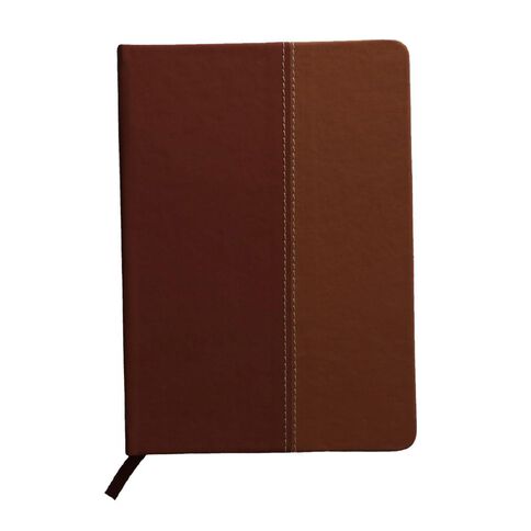 Uniti Stationery A5 Stitch Brown Notebook