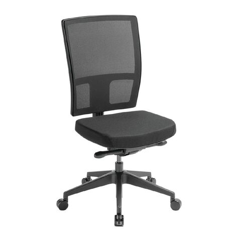 Eden Media Ergo Mesh Highback Chair Black