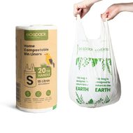 Ecopack Compostable Bin Liners 18L 20 pack