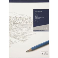 Uniti Platinum Sketch Pad 110gsm A3 60 Sheets