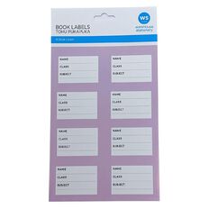 WS Colour Pop Book Label 16 pack Lilac