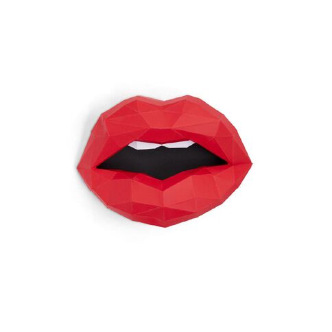 Future Useful Crafty 3D Paper Craft Sculpture Lips