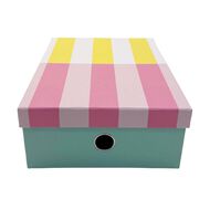 Uniti Clubhouse Storage Box Striped Yellow Light A4