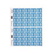 Filecorp Coloured Labels 9 Blue Mid