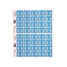 Filecorp Coloured Labels 9 Blue Mid
