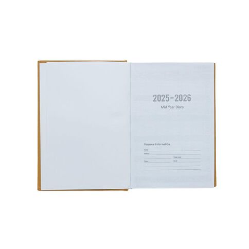 WS Mid Year Diary Day To Page 2025-26 Yellow