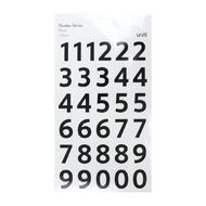 Uniti Numbers Black 1 Sheet