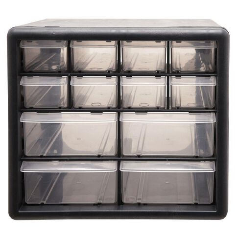 Mako Organizer 12 Drawers Grey