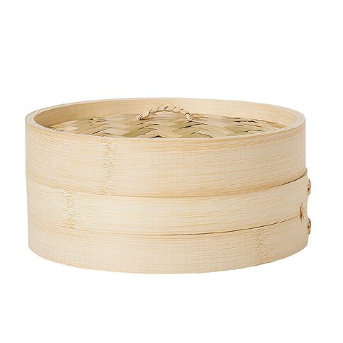 Living & Co Bamboo Steamer Natural 21cm