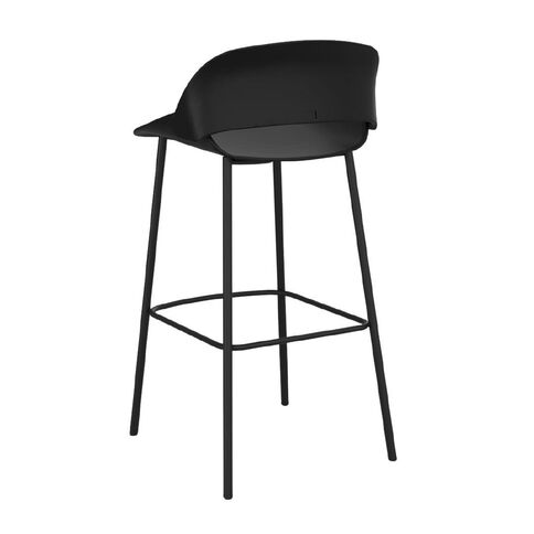 Knight Raven Barstool Black Frame