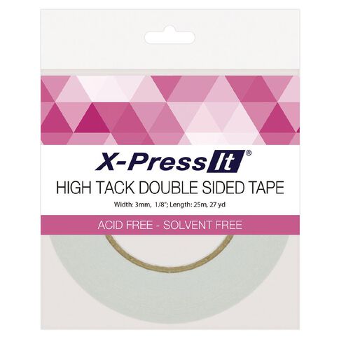 X-Press It High Tack Double Sided Tissue Tape 3mm x 25m