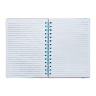 Uniti Clubhouse Hardcover Notebook Debossed Circle Pink Light