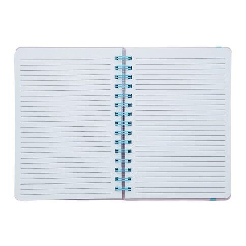 Uniti Clubhouse Hardcover Notebook Debossed Circle Pink Light