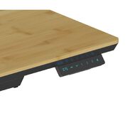 Workspace Height Adjustable Desk 1200W with Drawer Bamboo