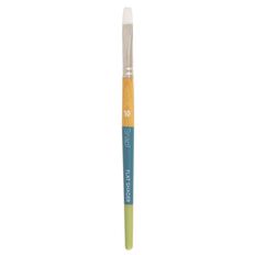 Princeton Snap Brush Short Handle Taklon Flat Shader 10 White