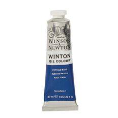 Winsor & Newton Winton Oil Paint 37ml Phthalo Blue Mid