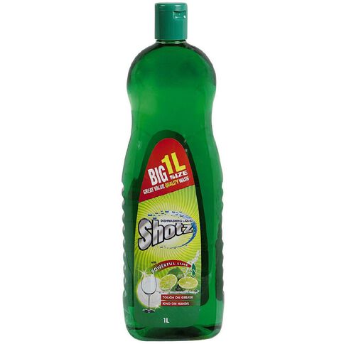Shotz Dishwash Liquid Lime 1L