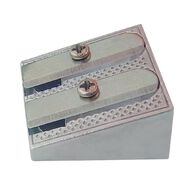 WS Pencil Sharpener 2 Hole Metal Black