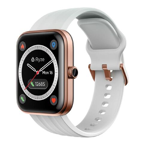 Ryze Evo Smart Watch With Alexa Pink +White