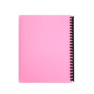 WS Clearbook Refillable 20 Leaf Pink