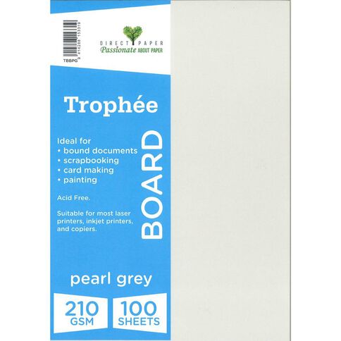 Trophee Board 210gsm Pearl 100 Pack