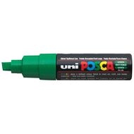 Uni Posca Marker 8.0mm Chisel Green