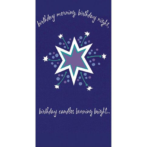 John Sands Birthday Cards Bdy Star