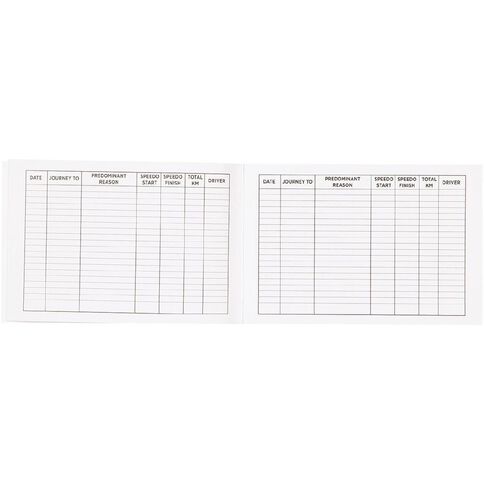 WS Vehicle Log Book Soft Cover 20 sheets