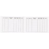 WS Vehicle Log Book Soft Cover 20 sheets Blue Mid
