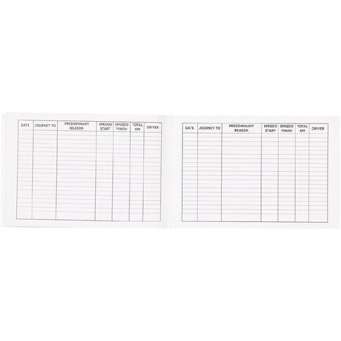 WS Vehicle Log Book Soft Cover 20 sheets Blue Mid