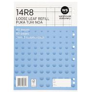 WS Pad Refill 14R8 7mm 3 Column Cash Ruled 40 Leaf Punched