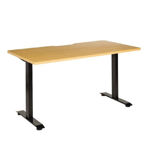 Jasper J Emerge Straight Scallop Desk 1800 BlkBch